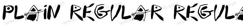 Plain Regular Regula字体转换